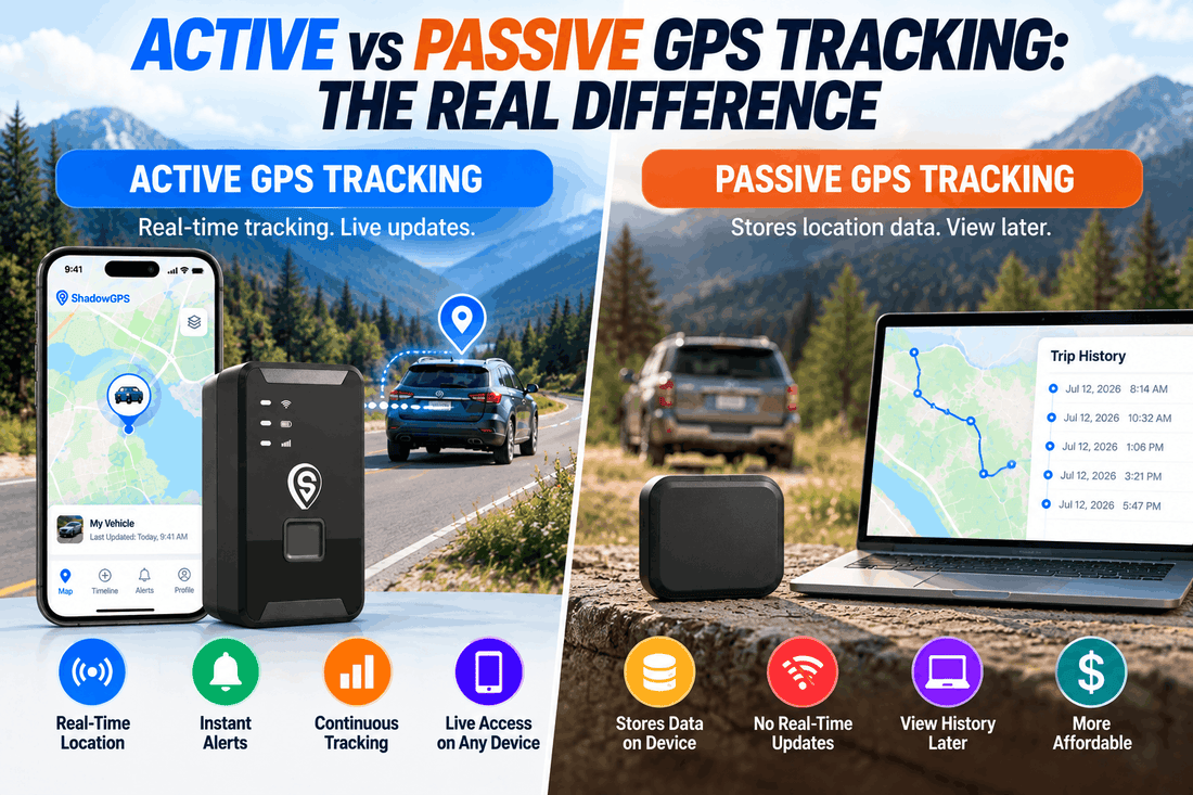 Active vs Passive GPS Tracking: The Real Difference