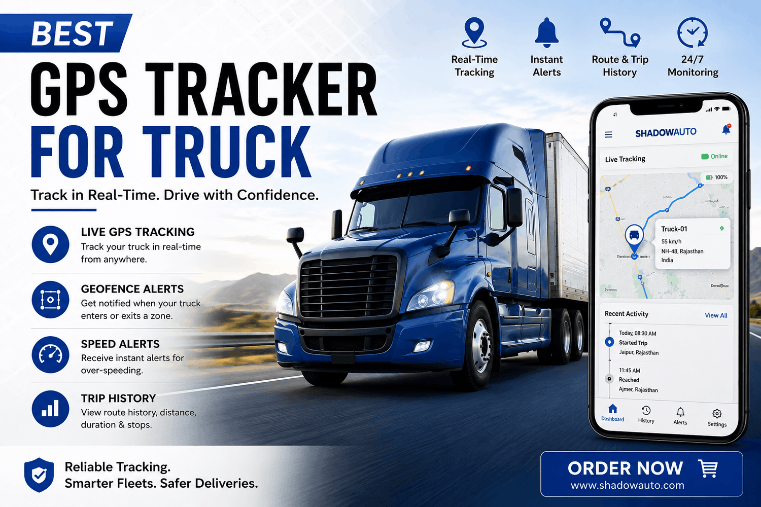 Best GPS Tracker for Truck: Key Features and Best Options Available