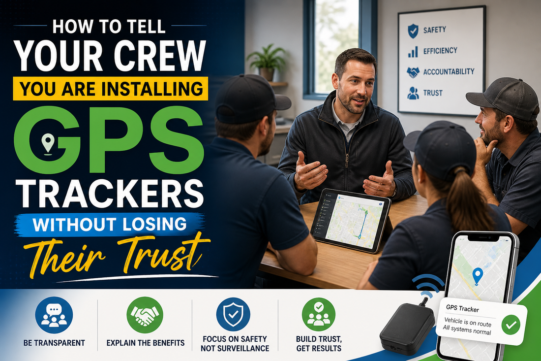 How to Tell Your Crew You Are Installing GPS Trackers Without Losing Their Trust