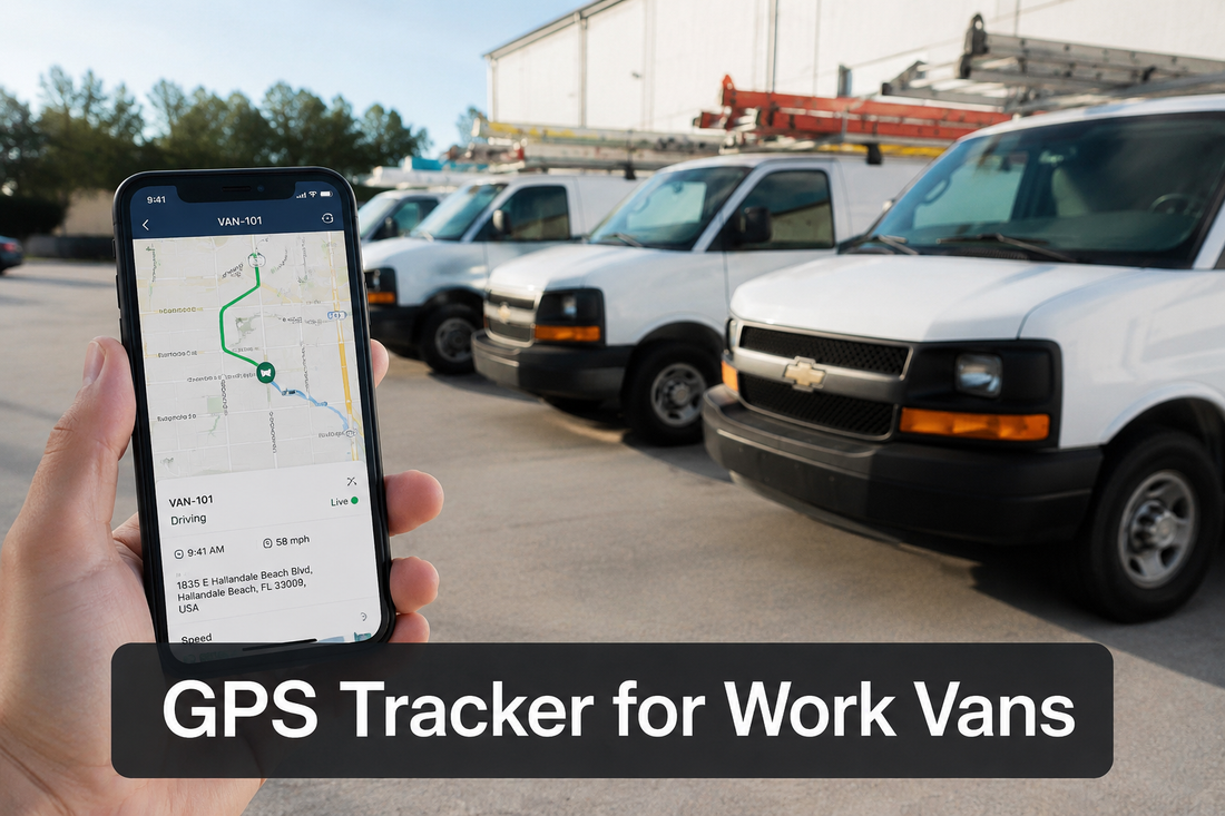 GPS Tracker for Work Vans: Real-Time Fleet Visibility That Keeps Your Business Moving