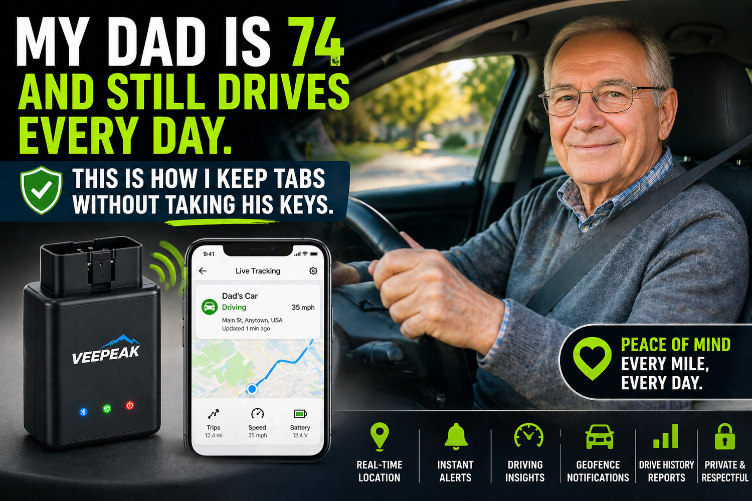 My Dad Is 74 and Still Drives Every Day. This Is How I Keep Tabs Without Taking His Keys.