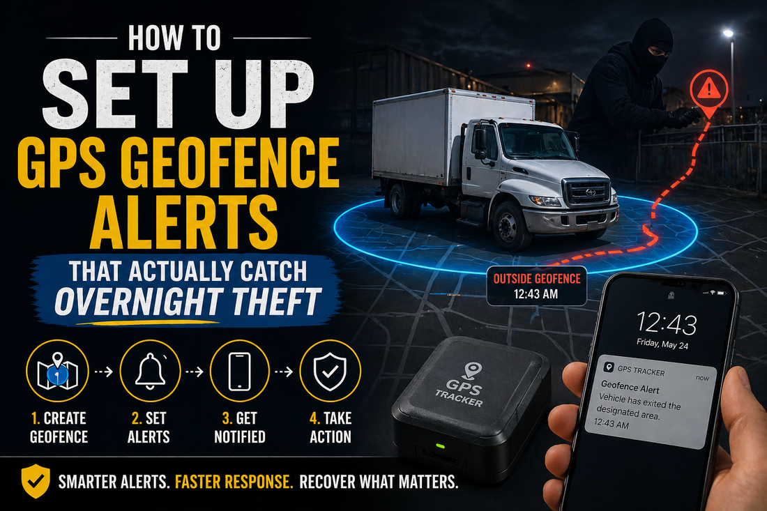 How to Set Up GPS Geofence Alerts That Actually Catch Overnight Theft Before It Is Too Late