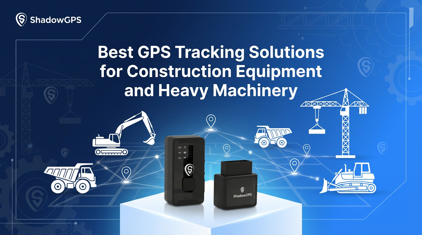 Best GPS Tracking Solutions for Construction Equipment and Heavy Machinery