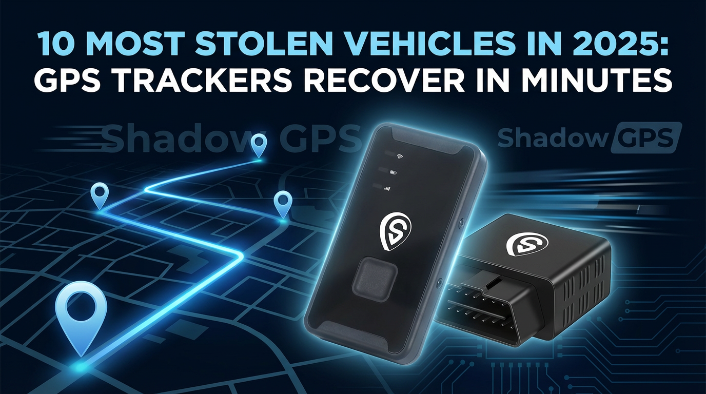 10 Most Stolen Vehicles in 2025: GPS Trackers Recover in Minutes