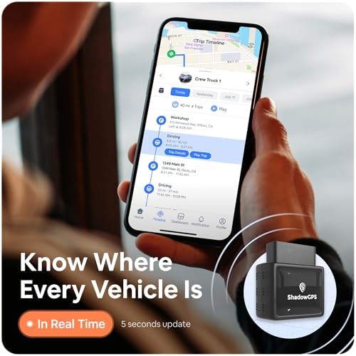 ShadowAuto - OBD-II GPS Tracker - With Prepaid Subscription