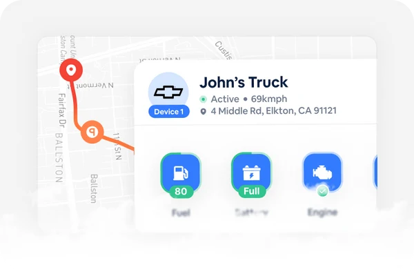 ShadowGPS app showing GPS tracking